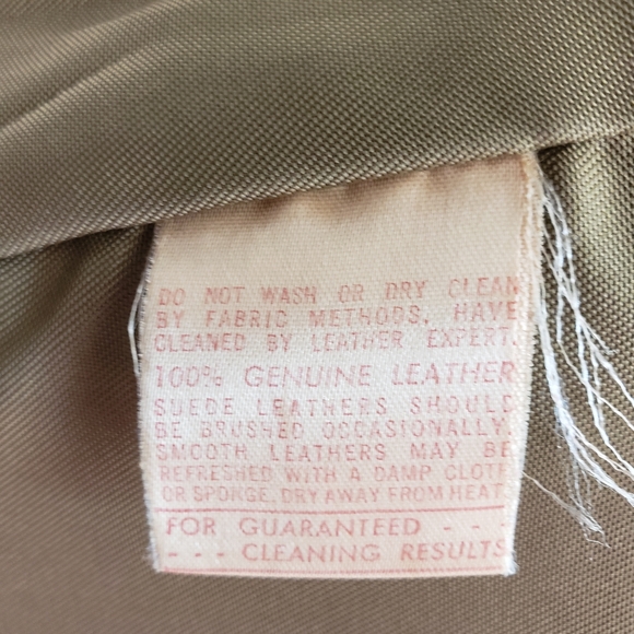 Vintage Rancher by Schott Bros Brown Suede Leather Fringed Jacket, Size 34 - Picture 7 of 8